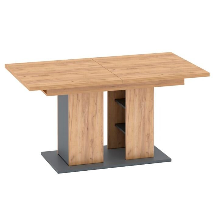 Iulia Extendable Pedestal Dining Table - Image 5