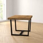Drishti Solid Wood Trestle Dining Table - Image 6