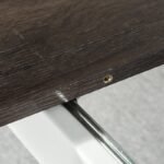 Elaina Extendable Iron Dining Table - Image 9