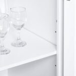 Coasta Style Kitchen Buffet and Hutch Wooden Storage Cabinet with Framed Glass Door - Image 10