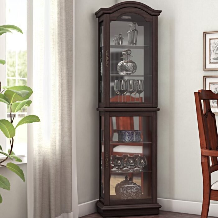 Ping Lighted Curio Cabinet - Image 2