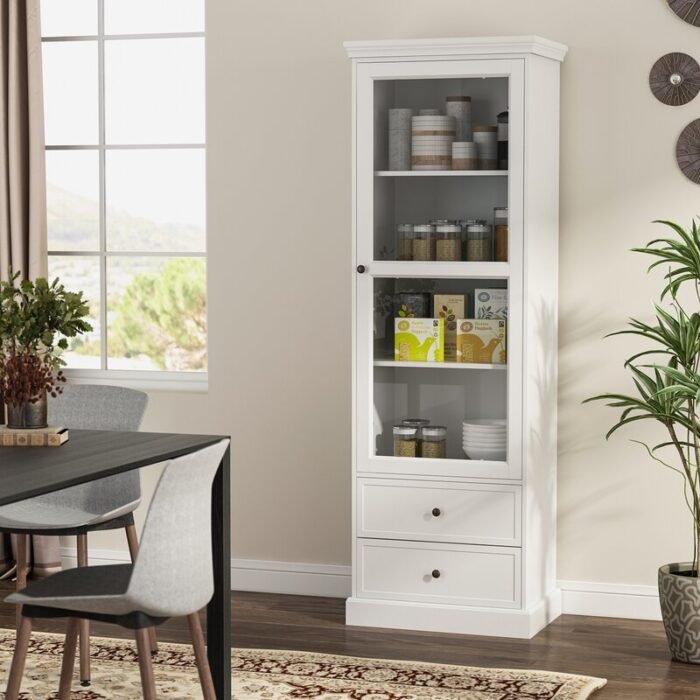 Layan Glass Storage Cabinet - Image 1