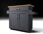 Cristi Kitchen Cart with Locking Wheels - Image 4