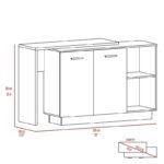 Jewlia Kitchen Island - Image 6