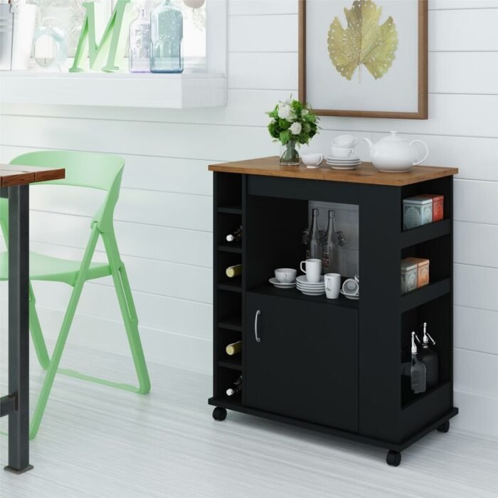 weran Kitchen Cart with Locking Wheels - Image 1