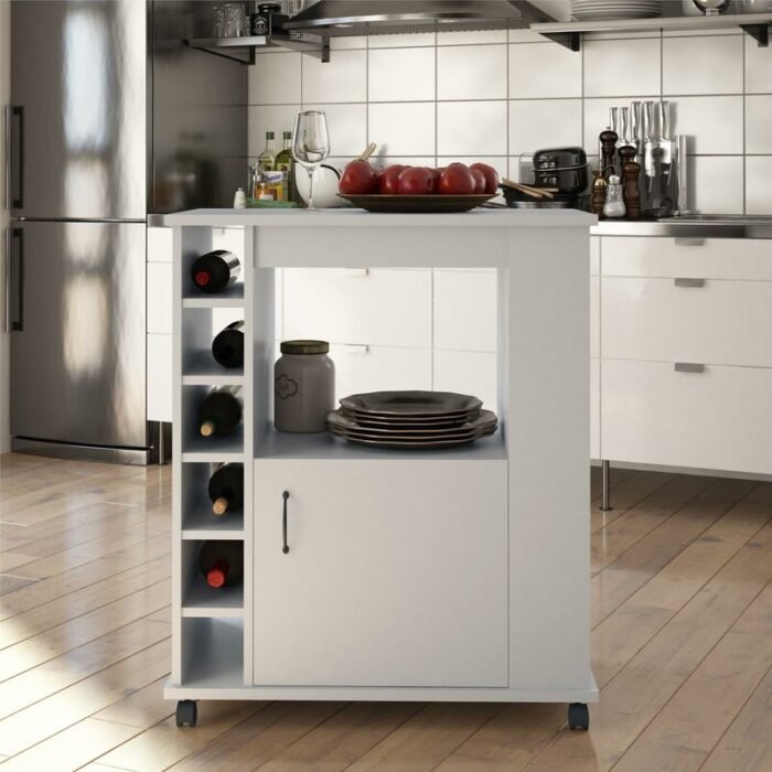 weran Kitchen Cart with Locking Wheels - Image 3