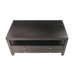 Jozlyn Natural Wood Coffee Table In Espresso Finish - Image 3