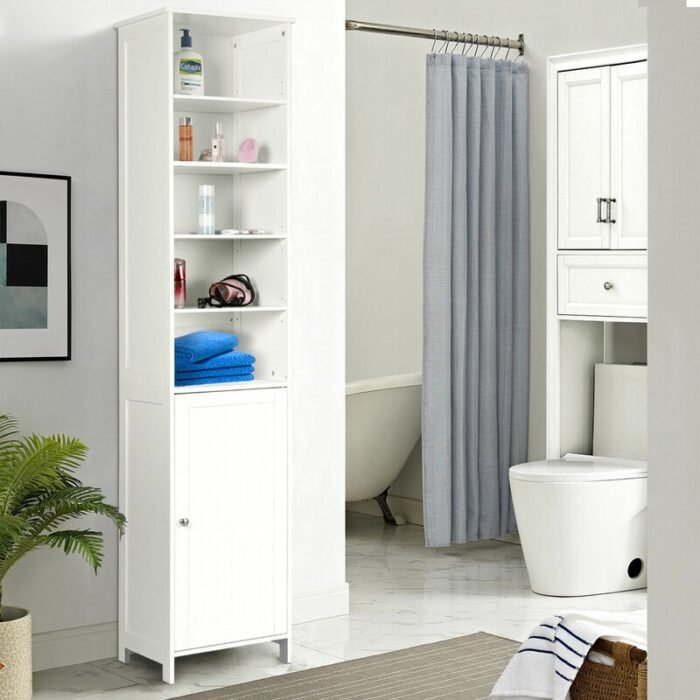 Evvie Linen Bathroom Cabinet - Image 3