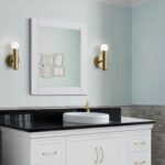 Helena Blue Wooden Frame Mirror - Image 4