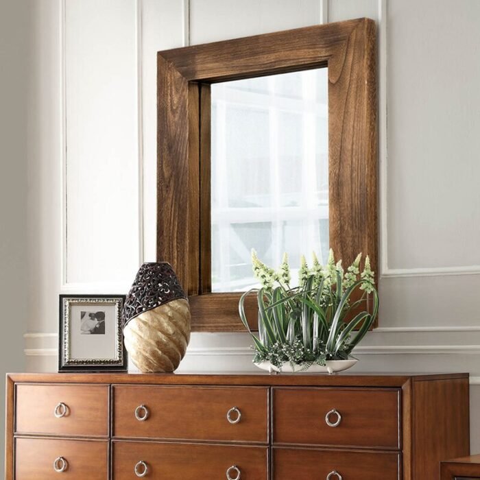 Silvia Wooden Hanging Mirror - Image 3