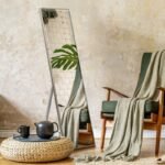 Golbahar Modern & Contemporary Beveled Cheval Mirror - Image 2