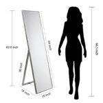Golbahar Modern & Contemporary Beveled Cheval Mirror - Image 7