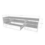 Persephone TV Stand for TVs - Image 6