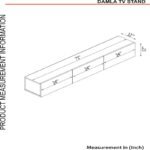 Ozge TV Stand for TVs - Image 6