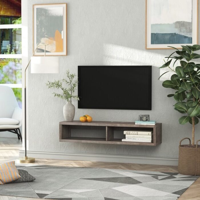 Herulf Floating TV Stand for TVs - Image 5