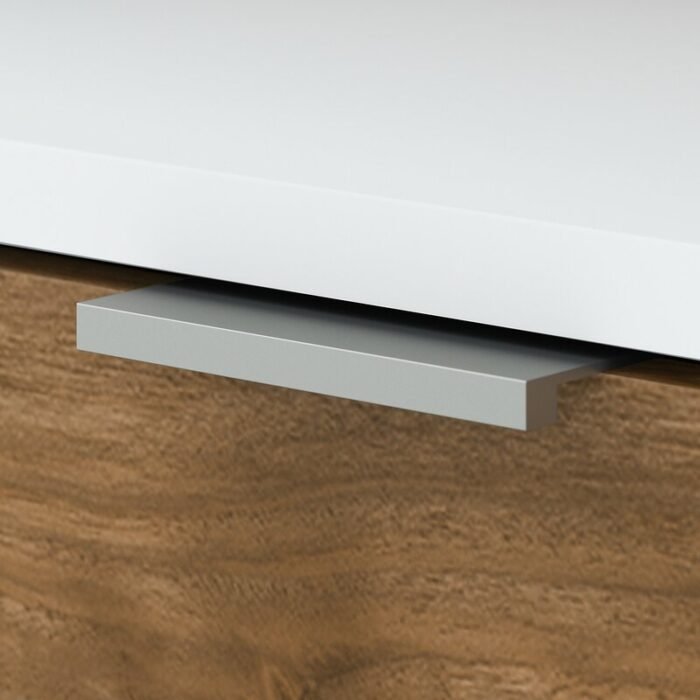 Lowarzo White and Wooden storage cabinet - Image 2