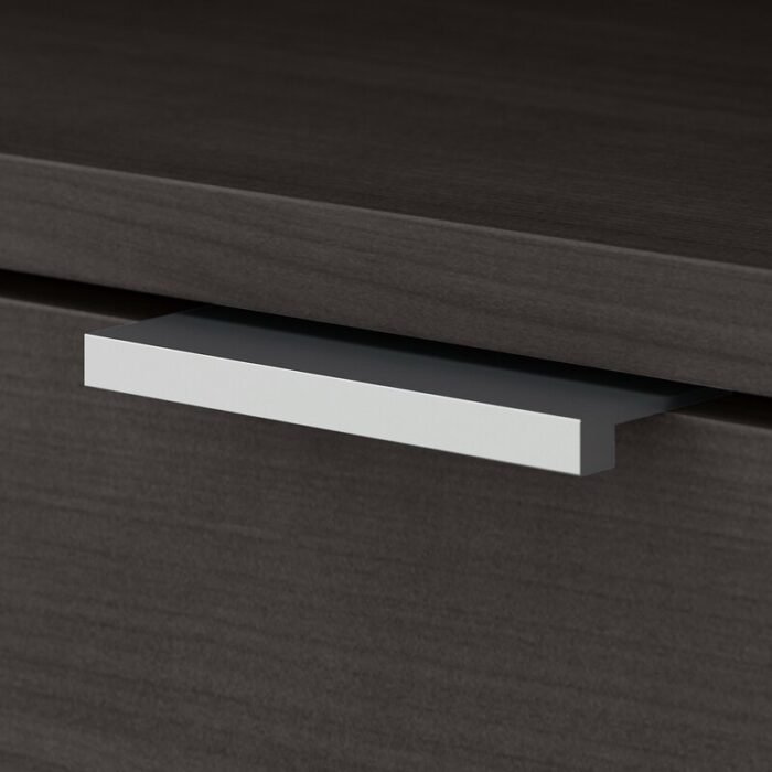 Lowarzo White and Wooden storage cabinet - Image 9
