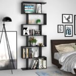 Bissaw white Bookcase with 6 shelves - Image 2