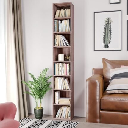 Pro-long Wooden Bookcase | 7 shelves