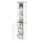 Orchid White Multifunctional Storage Cabinet - Image 4