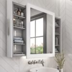 ALBA Mirror with Moving Back Storage