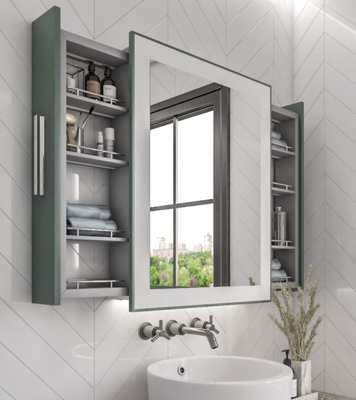ALBA Mirror with Moving Back Storage - Image 3