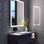 Revvvd mirrors with lighting, Amabile Wood Mirror