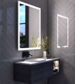 Revvvd mirrors with lighting, Amabile Wood Mirror
