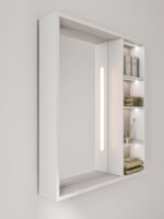 Cavena Led Mirror Cabinet With Shelves - Image 2