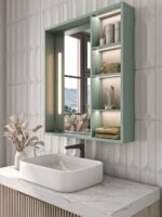 Cavena Led Mirror Cabinet With Shelves - Image 8