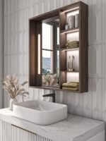 Cavena Led Mirror Cabinet With Shelves - Image 10