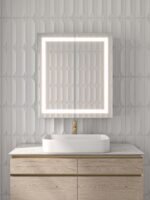 Roca Led Bathroom Mirror with Storage unit - Image 2