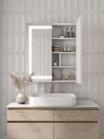 Roca Led Bathroom Mirror with Storage unit - Image 4