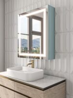 Roca Led Bathroom Mirror with Storage unit - Image 6