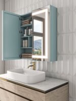 Roca Led Bathroom Mirror with Storage unit - Image 7