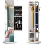 Santa Wide Jewelry Armoire with Mirror - Image 2
