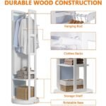 Santa Wide Jewelry Armoire with Mirror - Image 5