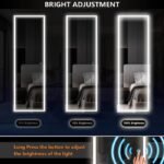 Matcha Over The Door Jewelry Armoire with Mirror - Image 6