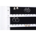 Streen White Jewelry Armoire with Mirror - Image 2