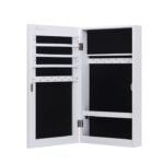 Streen White Jewelry Armoire with Mirror - Image 5