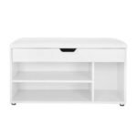 Entryway 8 Pair Shoe Storage Bench - Image 8