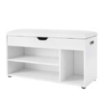 Entryway 8 Pair Shoe Storage Bench - Image 9