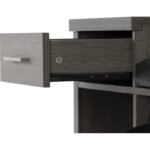 Giral 12 Pair Shoe Storage Bench - Black - Image 4