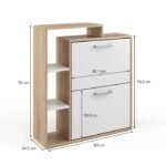 Jaska Flip Down Shoe Storage Cabinet - Image 2