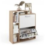 Jaska Flip Down Shoe Storage Cabinet - Image 6