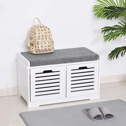 Zefon Multifunctional Shoe Storage Bench