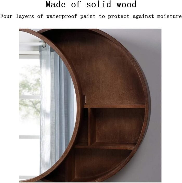 Round Cascade Round Mirror - Image 3