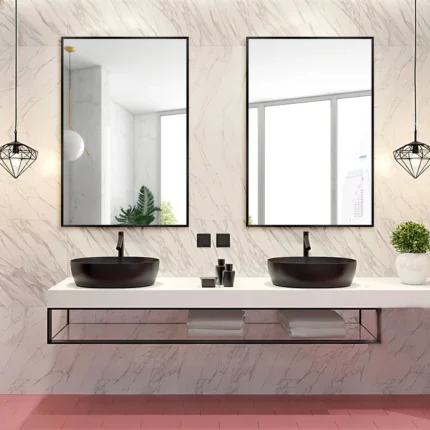 Eppinger Rectangle Metal Wall Mirror