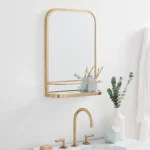 Seamless Rectangle Wall Mirror with Shelf - Image 3