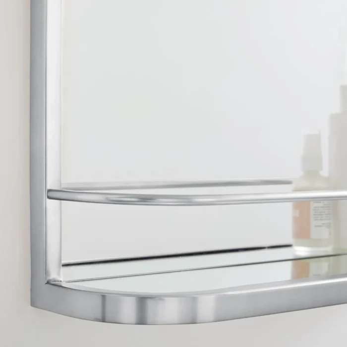 Seamless Rectangle Wall Mirror with Shelf - Image 5
